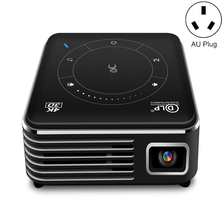 Projetor Mini 3D DLP P11 4K HD 4G + 32G Inteligente Micro Conveniente, Ficha Reino Unido, Ficha Austrália