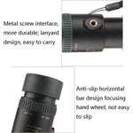 Telescópio monocular de visão noturna LUXUN 8-24X30 com clipe para telemóvel e tripé, com clipe para telemóvel e tripé
