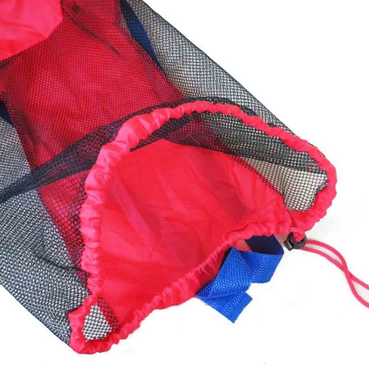 Mochila de rede para armazenamento de brinquedos de praia para crianças, mochila para ferramentas de areia