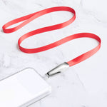 Cordão Anti-Perda para Telemóvel de Veículo com Patch, Estilo:, Modelo para Pendurar no Pescoço, Modelo Transversal