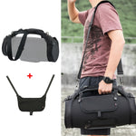 Coluna Bluetooth Bolsa de Alça Única + Bolsa para Telemóvel para JBL Boombox 1/2, Bolsa + Bolsa para Telemóvel Preta