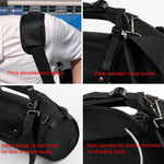 Coluna Bluetooth Bolsa de Alça Única + Bolsa para Telemóvel para JBL Boombox 1/2, Bolsa + Bolsa para Telemóvel Preta