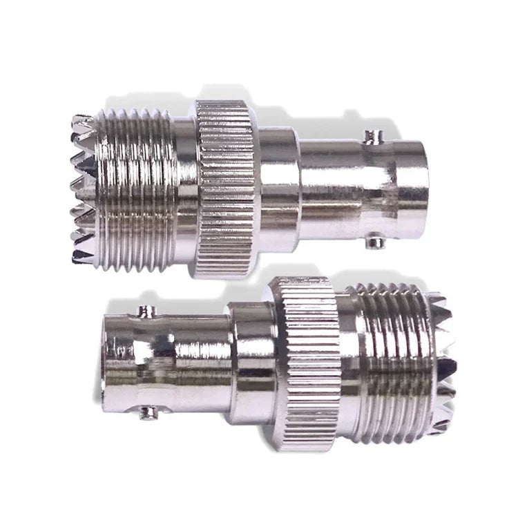BNC Female Jack To UHF PL-259 Female Straight Type RF Coax Adapter Connector, BNC Female To UHF Female