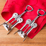 2 PCS Abridor de Garrafas de Vinho Tinto Multifuncional em Liga de Zinco, Gadgets de Cozinha, Abridor de Garrafas em Liga de Zinco