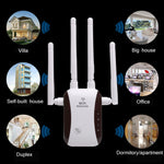 Amplificador de sinal WIFI CF-WR758AC Repetidor de melhoria de rede sem fios, Plugue UE, Plugue EUA, Plugue AU, Plugue Reino Unido