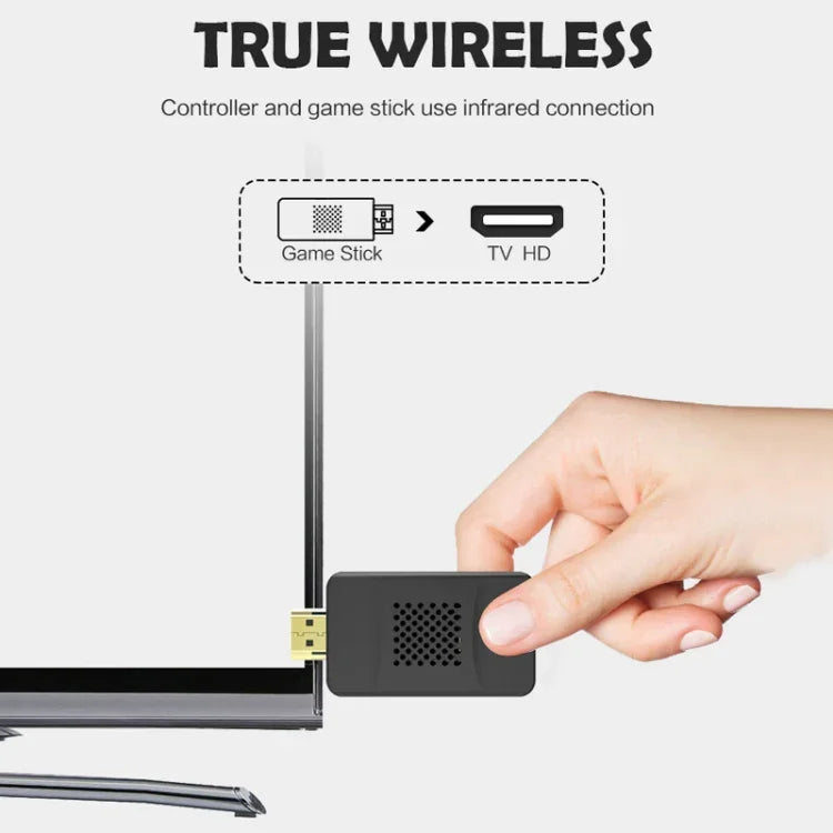 Consola de Jogos Mini TV HDMI Sem Fios para Dois Jogadores, Y2 SG Sega (900 Jogos)