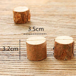 10 Peças de Suporte para Nota em Tronco de Árvore, Clipe para Foto, Ornamentos Criativos DIY para Casa, Acessórios para Filmagem