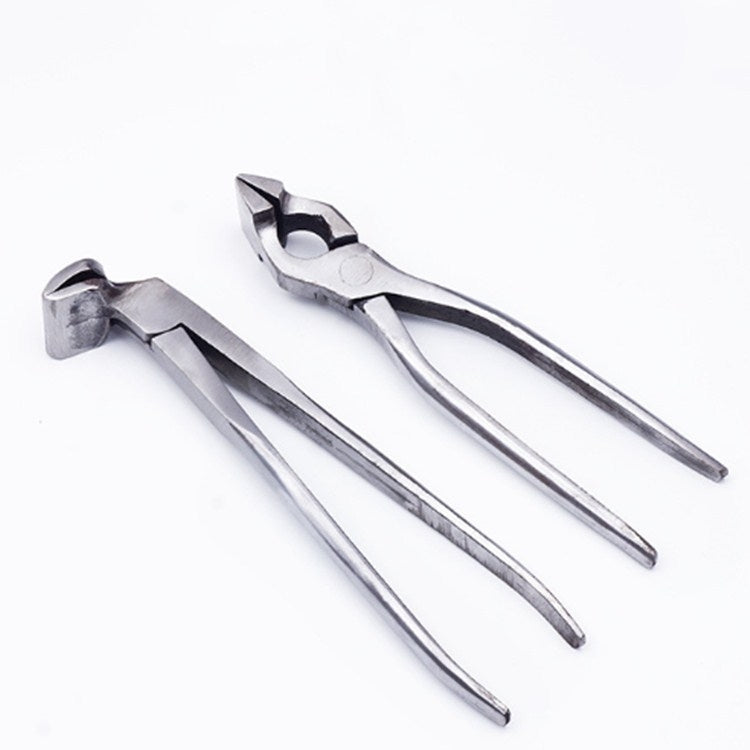 Alicate para Caixa Superior, Ferramentas para Fabrico de Couro, Bagagem, Carteiras, Mochilas, Cabeça Reta, Cabeça em Cotovelo