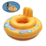 Cadeira de natação anti-recuo para bebé, anel de natação insuflável para bebé, diâmetro interno do anel: 36 cm
