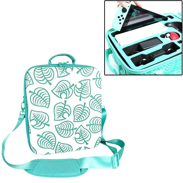 Saco de Armazenamento para Máquina de Jogos Temática Amigos da Floresta Animal para Switch, Secção Vertical A