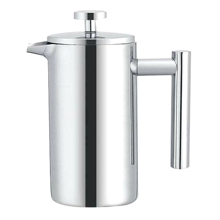 Cafeteira Francesa de Pressão em Aço Inoxidável 304, Feita à Mão, Bule de Chá, 350ml, 800ml, 1000ml