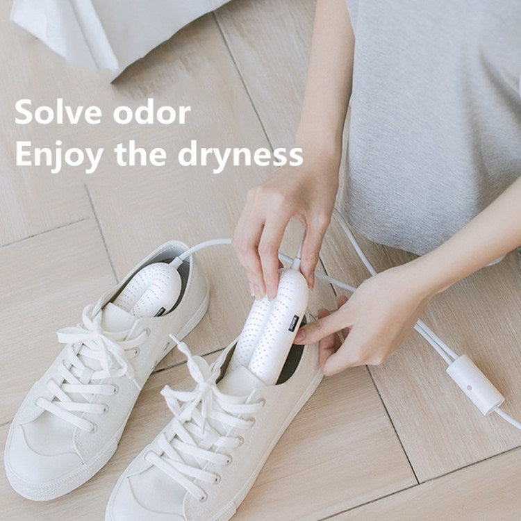 Secador de Sapatos SOTHING 220V com Desodorização, Esterilização, Secagem Rápida, Aquecedor para Sapatos de Inverno, Plugue CN, Edição Regular, Controlo por Fio com Temporizador