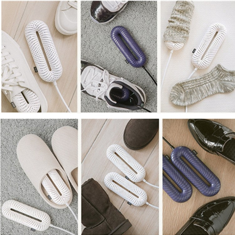 Secador de Sapatos SOTHING 220V com Desodorização, Esterilização, Secagem Rápida, Aquecedor para Sapatos de Inverno, Plugue CN, Edição Regular, Controlo por Fio com Temporizador