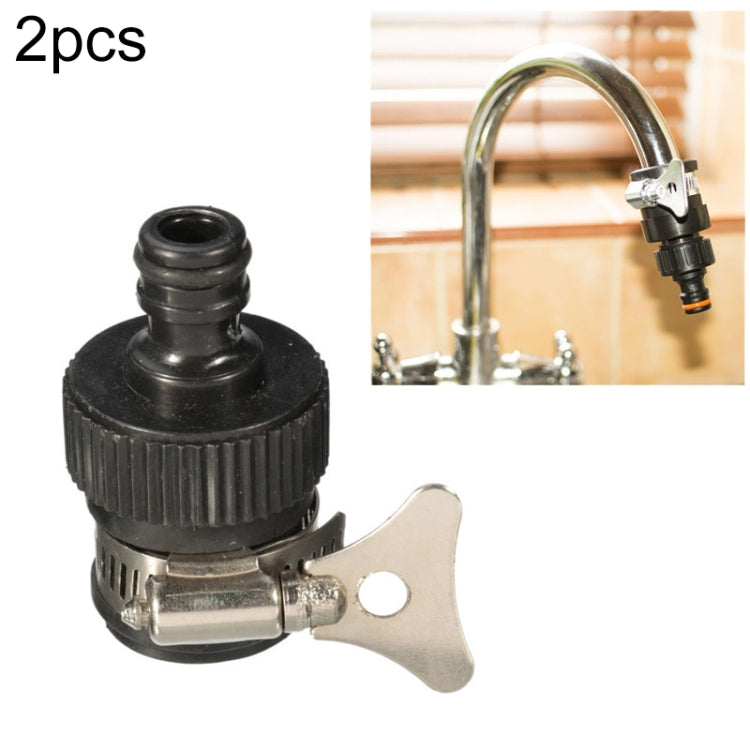 2 PCS Junta Universal para Bico de Torneira, Pistola de Água para Lavagem de Carro, Abraçadeira de Jardim, Bico de Torneira