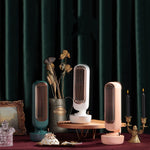 Ventoinha Torre Retro com Humidificação USB, Ventoinha Sem Hélices, Refrigeração por Água com Pulverização, Ventoinha de Secretária