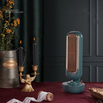 Ventoinha Torre Retro com Humidificação USB, Ventoinha Sem Hélices, Refrigeração por Água com Pulverização, Ventoinha de Secretária