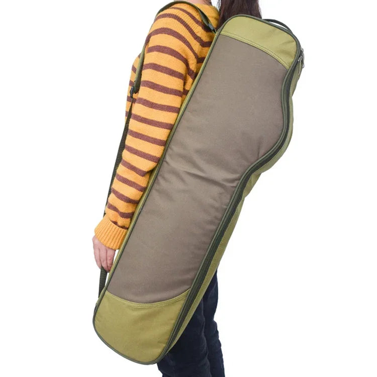 Saco de Pesca Simples em Tecido Oxford para Exterior, Saco para Vara e Equipamento de Pesca, Tamanho: 80x20x10cm