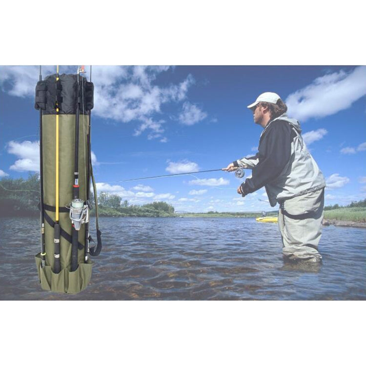 Mala Multifuncional para Vara de Pesca Bolsa para Apetrechos de Pesca Suprimentos de Pesca, Tamanho: 123x34cm, Bolsa Multifuncional para Apetrechos de Pesca, Bolsa para Vara de Pesca