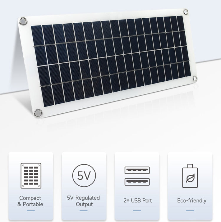 Painel Solar Semi-flexível de Silício Policristalino 18V 10W Waveshare, 24167