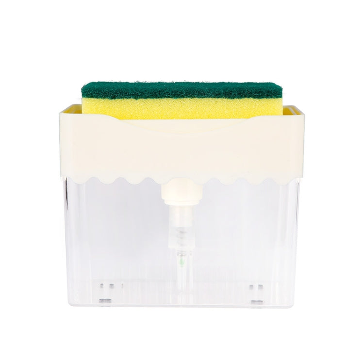 Pano de Limpeza Escova para Lavar Louça Caixa para Líquido Escova de Cozinha Misturador de Detergente Caixa de Sabão de Plástico, Branco, Cinzento Escuro, Azul Escuro