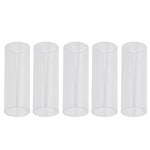 5PCS Tubo de Slide para Guitarra em Acrílico Bloco de Slide Folk, 28mm(Transparente), 51mm(Transparente), 60mm(Transparente), 70mm(Transparente)