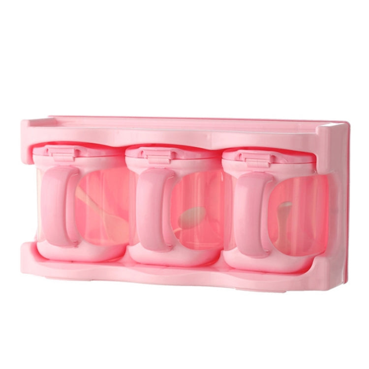 Caixa de Temperos de Plástico Suporte de Temperos Multiuso Combinado para Cozinha, Uma Grade, Duas Grades, Três Grades, Quatro Grades