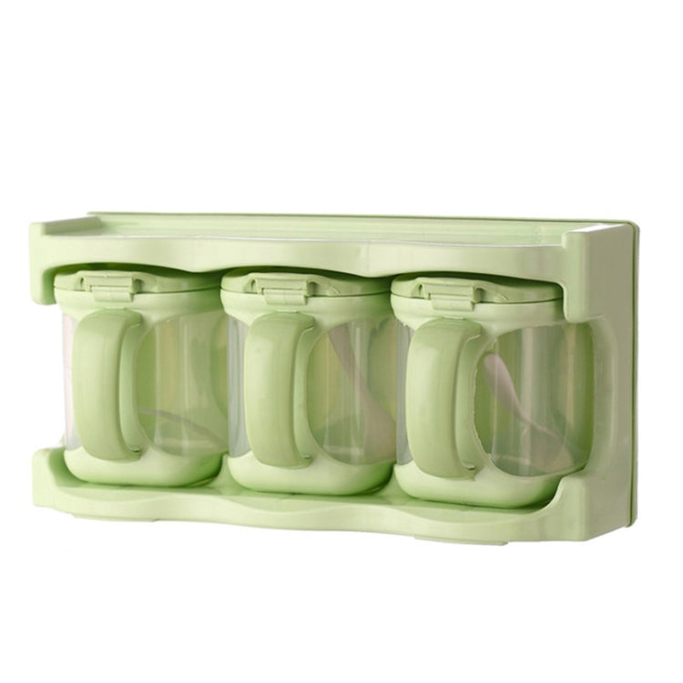 Caixa de Temperos de Plástico Suporte de Temperos Multiuso Combinado para Cozinha, Uma Grade, Duas Grades, Três Grades, Quatro Grades