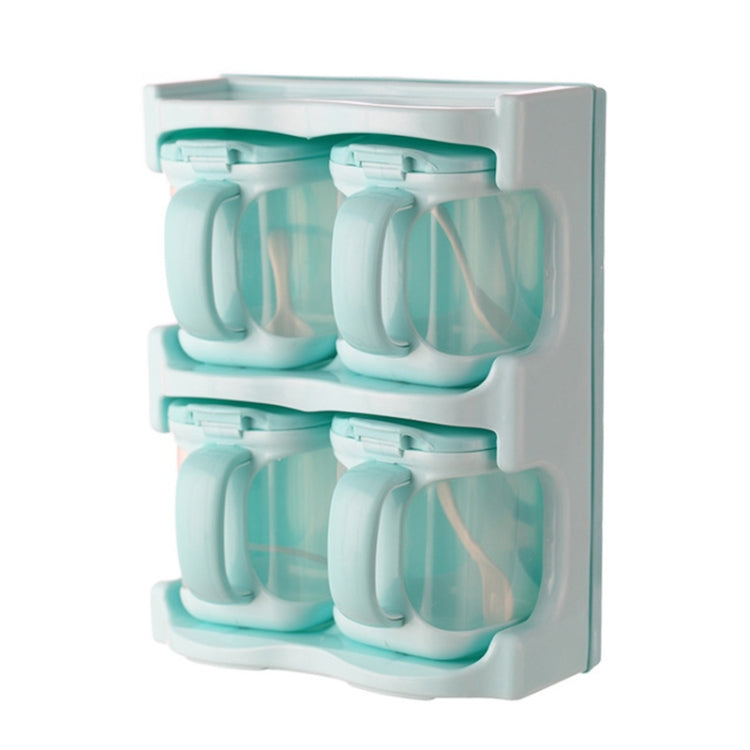 Caixa de Temperos de Plástico Suporte de Temperos Multiuso Combinado para Cozinha, Uma Grade, Duas Grades, Três Grades, Quatro Grades