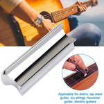 Bloco de Slide para Guitarra Folk em Liga de Zinco Metálica Sólida, Metal 70mm(Prateado), Metal 70mm(Dourado)