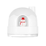 Humidificador Boneco de Neve com Luz Noturna USB, Silencioso, Mini Atomizador de Ar para Secretária, Humidificador de Ar, ZAY-H006 Plug-in, ZAY-H006 Carregável