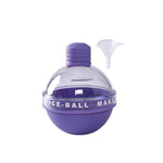 2 Peças Molde de Silicone para Bolas de Gelo em Forma de Bulbo para Whisky com Funil, Com Funil+Azul Céu, Com Funil+Roxo Lavanda, Com Funil+Rosa Flor de Cerejeira, Com Funil+Amarelo Banana
