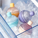 2 Peças Molde de Silicone para Bolas de Gelo em Forma de Bulbo para Whisky com Funil, Com Funil+Azul Céu, Com Funil+Roxo Lavanda, Com Funil+Rosa Flor de Cerejeira, Com Funil+Amarelo Banana