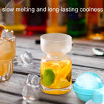 2 Peças Molde de Silicone para Bolas de Gelo em Forma de Bulbo para Whisky com Funil, Com Funil+Azul Céu, Com Funil+Roxo Lavanda, Com Funil+Rosa Flor de Cerejeira, Com Funil+Amarelo Banana
