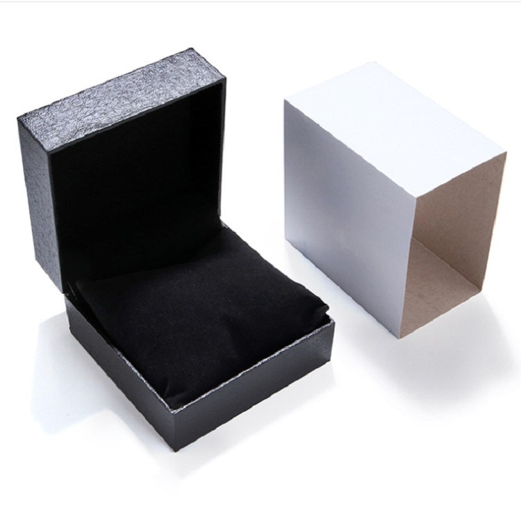 Caixa de relógio em pele PU personalizada de alta qualidade com tampa, embalagem para joias, caixa plástica interior vermelha com tampa branca, caixa plástica interior preta com tampa preta, caixa plástica interior preta com tampa branca