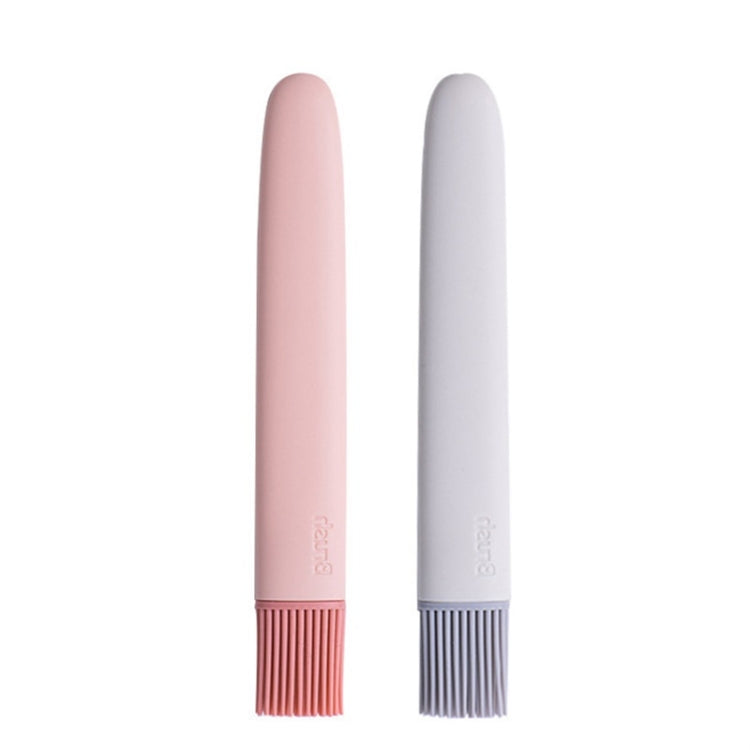 Escova de Cozinha com Pincel de Silicone Removível para Óleo, Escova para Assar e Grelhar, Entrega de Cor Aleatória
