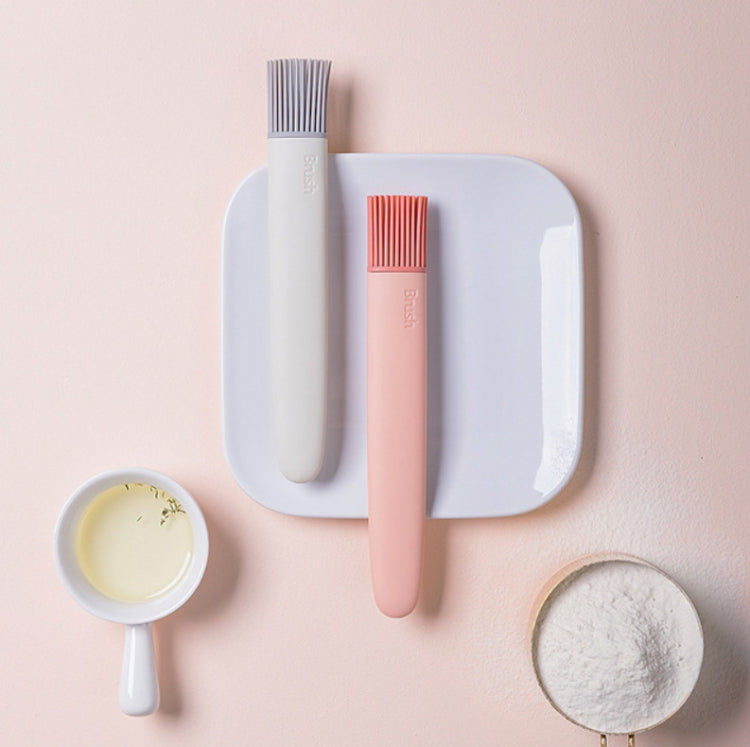 Escova de Cozinha com Pincel de Silicone Removível para Óleo, Escova para Assar e Grelhar, Entrega de Cor Aleatória