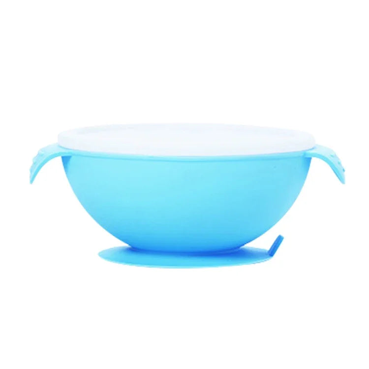 Tigela para suplemento alimentar para bebé em silicone de grau alimentar, antiderrapante e antiqueda, com ventosa, TBD0426387601C, TBD0426387601A, TBD0426387601B