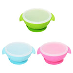 Tigela para suplemento alimentar para bebé em silicone de grau alimentar, antiderrapante e antiqueda, com ventosa, TBD0426387601C, TBD0426387601A, TBD0426387601B