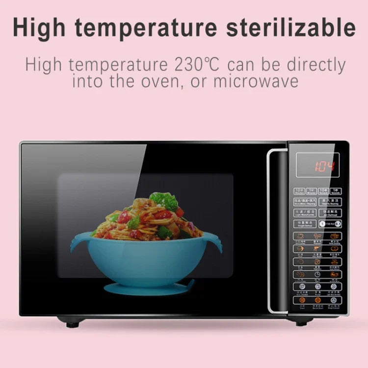 Tigela para suplemento alimentar para bebé em silicone de grau alimentar, antiderrapante e antiqueda, com ventosa, TBD0426387601C, TBD0426387601A, TBD0426387601B