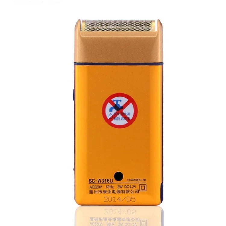 Aparador Elétrico Yandou SC-W316U Recarregável com Aparador de Costeletas, Plug CN