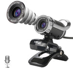 HXSJ A859 Câmara de Curso de Rede para Computador 480P, Câmara de Vídeo USB com Microfone Absorvente de Som Integrado, Vermelho, Preto, Sem Função de Câmara Preto, Sem Função de Câmara Vermelho