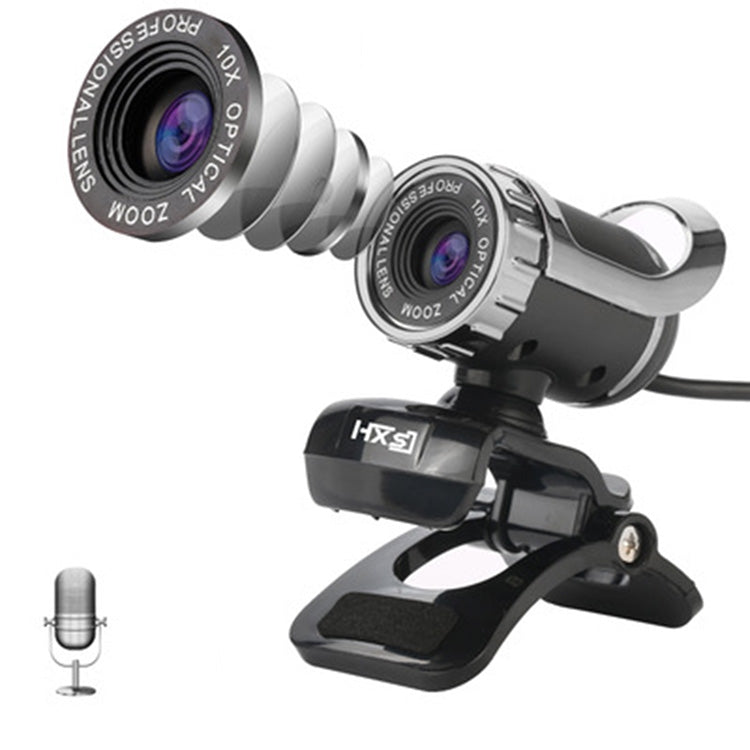 HXSJ A859 Câmara de Curso de Rede para Computador 480P, Câmara de Vídeo USB com Microfone Absorvente de Som Integrado, Vermelho, Preto, Sem Função de Câmara Preto, Sem Função de Câmara Vermelho