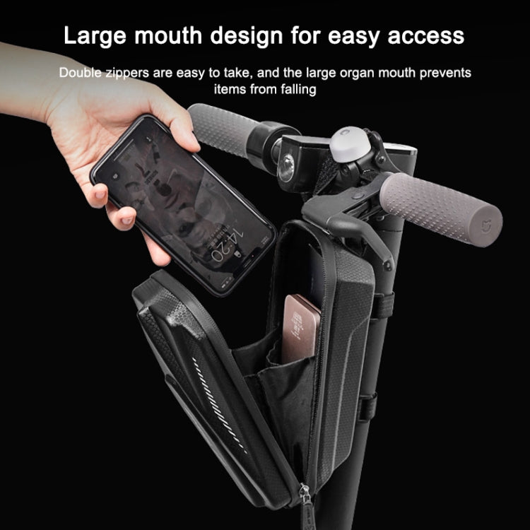 Saco frontal rígido EVA WHEEL UP X5 para bicicleta de equilíbrio, saco frontal para scooter elétrico, saco frontal para bicicleta elétrica com pega dobrável, X5-2L, X5-PLUS-3L