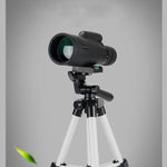 Telescópio de Tubo Único com Zoom Contínuo, Visão Noturna HD de Baixa Luminosidade e Alta Ampliação, 10-30X50