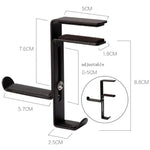 Suportes para Auriculares Ganchos para Secretária Estantes para Livros Suportes para Auriculares, Vermelho, Upgrade B Preto, Upgrade B Cinzento