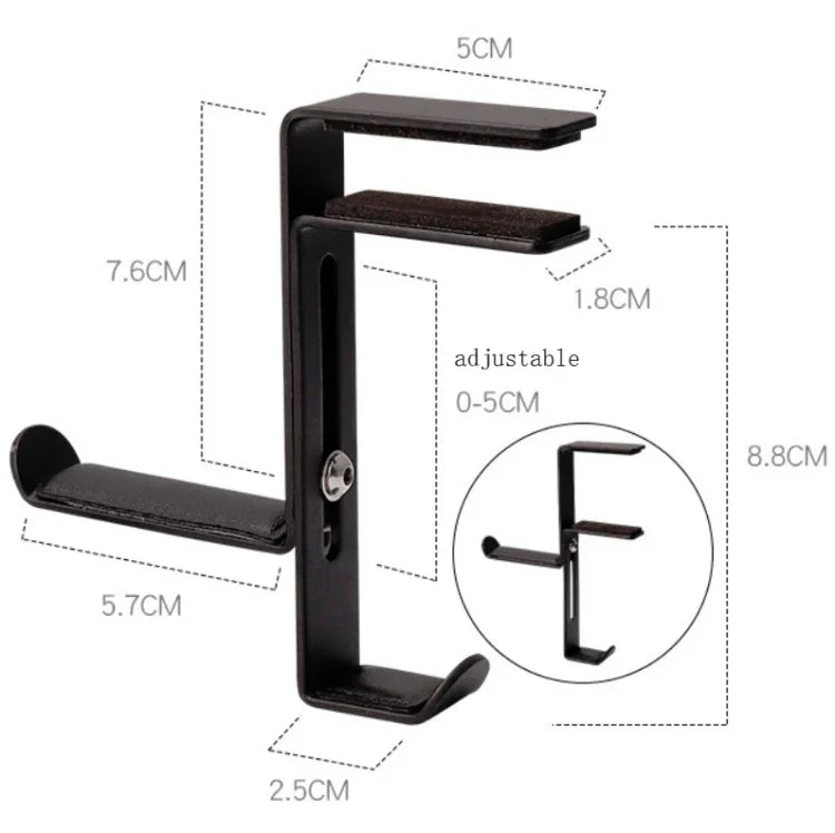 Suportes para Auriculares Ganchos para Secretária Estantes para Livros Suportes para Auriculares, Vermelho, Upgrade B Preto, Upgrade B Cinzento