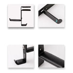 Suportes para Auriculares Ganchos para Secretária Estantes para Livros Suportes para Auriculares, Vermelho, Upgrade B Preto, Upgrade B Cinzento