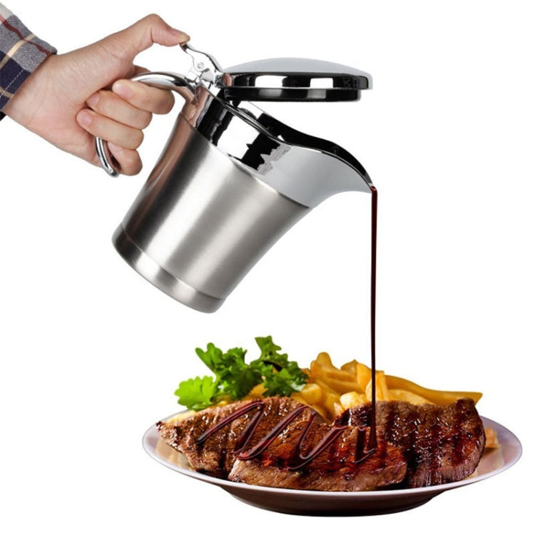 Copo para Molho em Aço Inoxidável 304, Molheira para Bife, Molho de Tomate, Frasco Duplamente Isolado para Temperos, Capacidade: 450ml, Copo para Molho em Aço Inoxidável