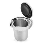 Copo para Molho em Aço Inoxidável 304, Molheira para Bife, Molho de Tomate, Frasco Duplamente Isolado para Temperos, Capacidade: 450ml, Copo para Molho em Aço Inoxidável