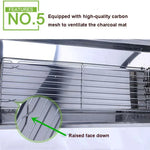 Grelhador BBQ HZ-003 Fogão Portátil em Aço Inoxidável para Exterior Suporte de Carvão para Barbecue Doméstico, M, L
